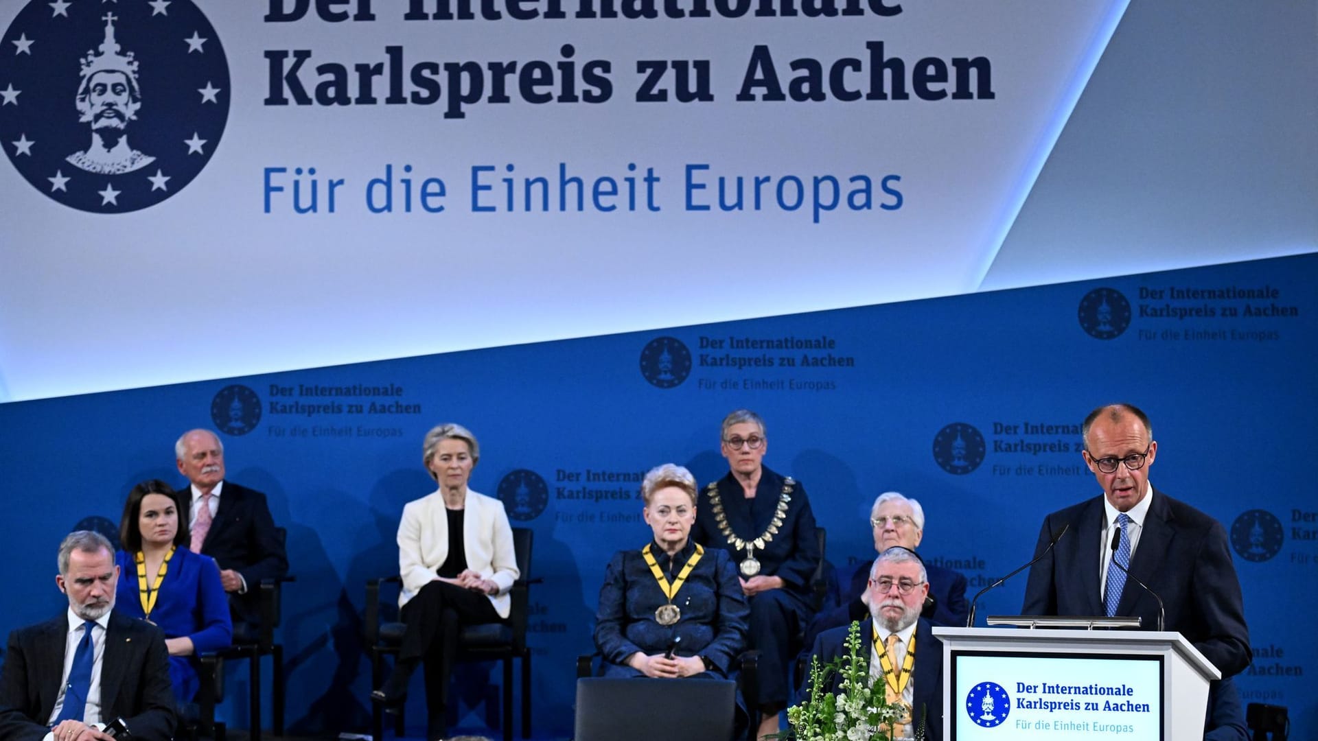 Internationaler Karlspreis 2025 - Verleihung