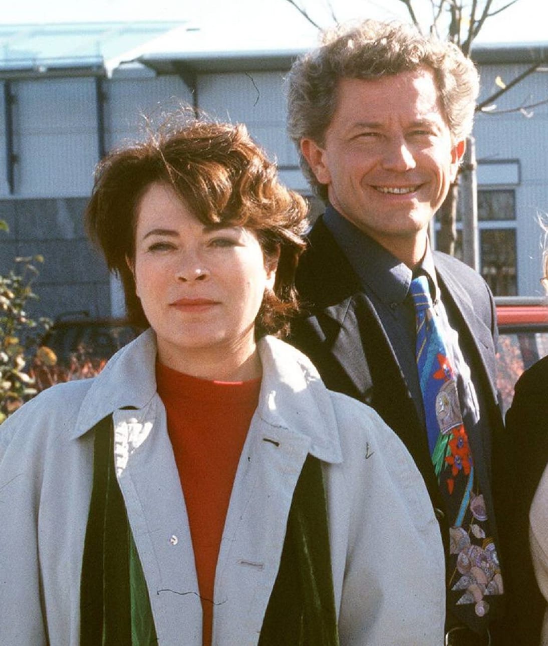 Rita Russek und Miroslaw Nemec (Erste und Zweiter von links) zusammen mit ihren "Herz über Kopf"-Kollegen 1997.