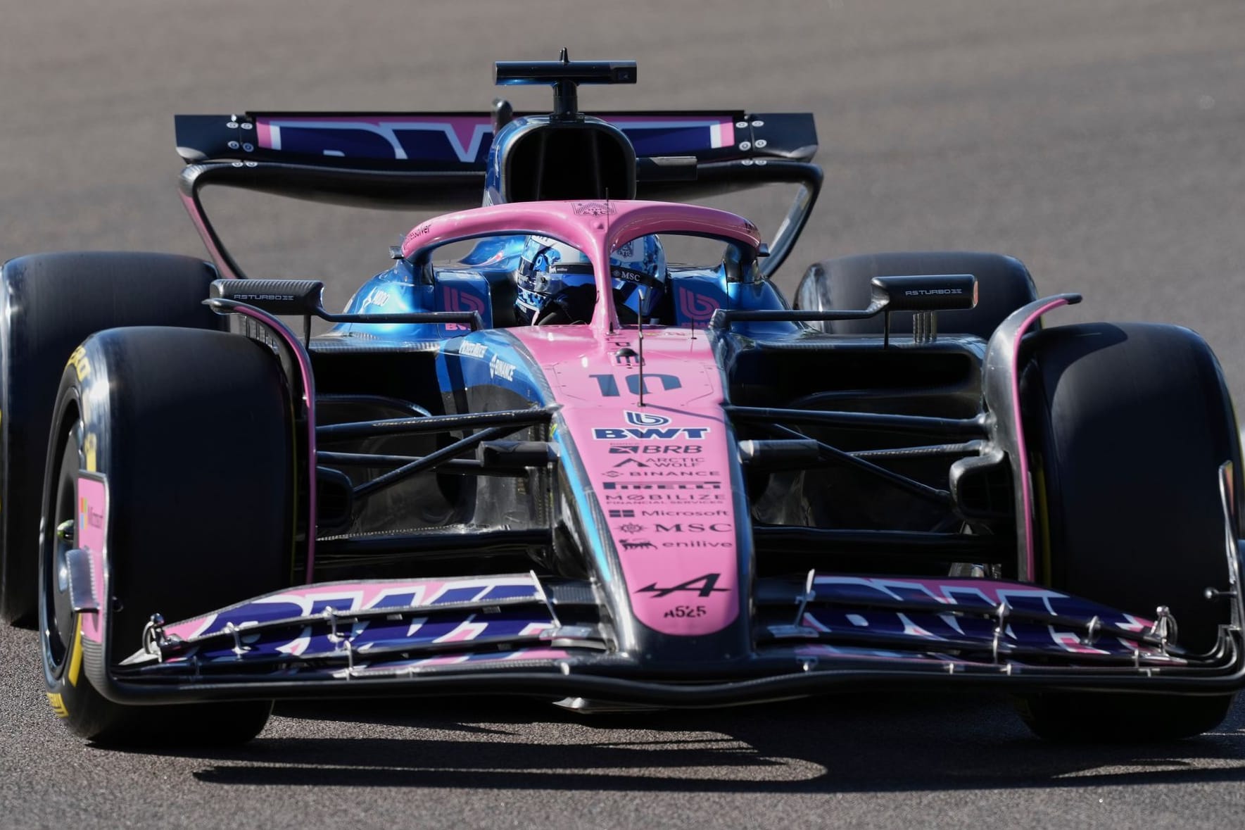 Pierre Gasly auf der Strecke in Imola: Der Franzose fährt seit 2023 für Alpine.