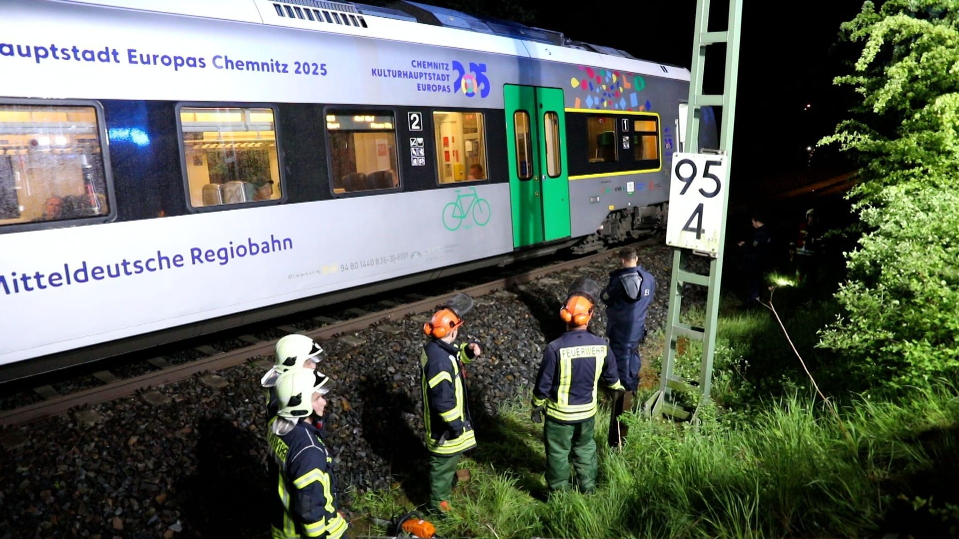 Unwetter in Sachsen