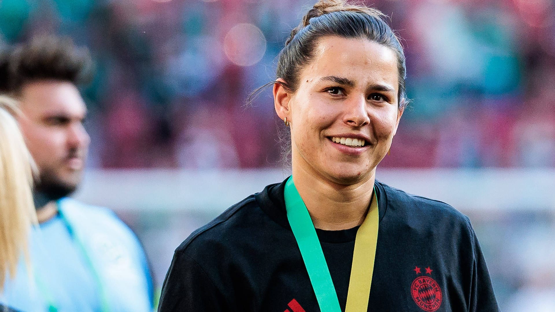 Lena Oberdorf: Sie zog sich im vergangenen Sommer einen Kreuzbandriss zu.
