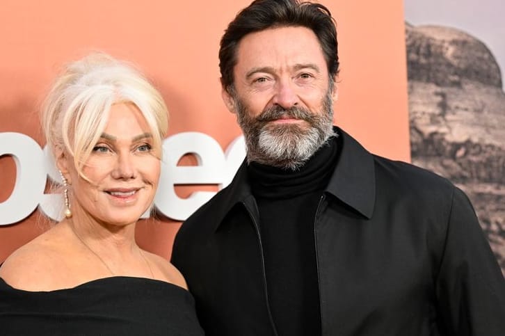 Hugh Jackman und Deborra-Lee Furness Jackman besuchen die Premiere von «Ghosted» in New York.