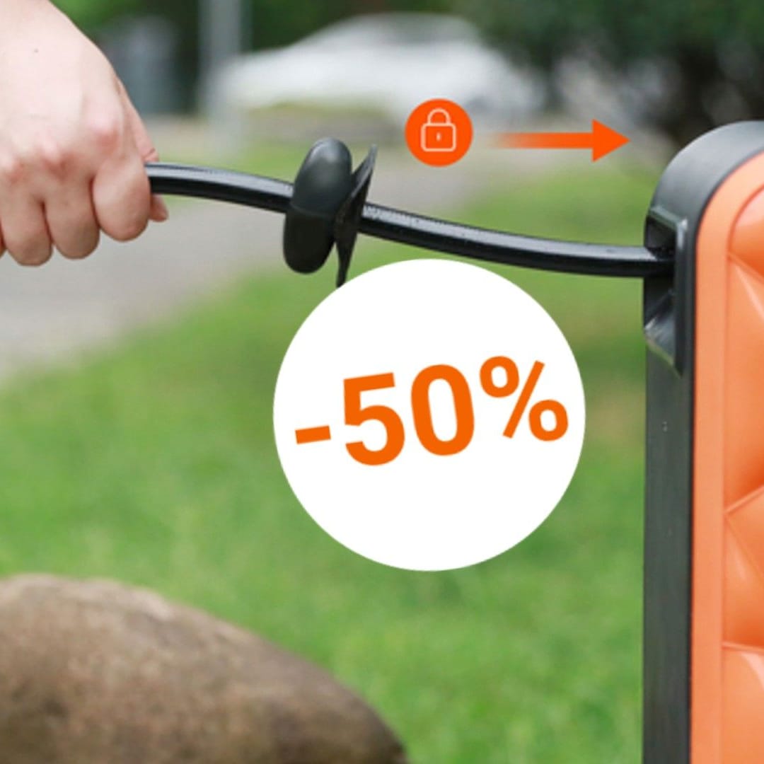 Unter 75 Euro sorgt die drehbare Boden-Schlauchbox aus dem Aldi-Onlineshop für komfortables und effizientes Bewässern.