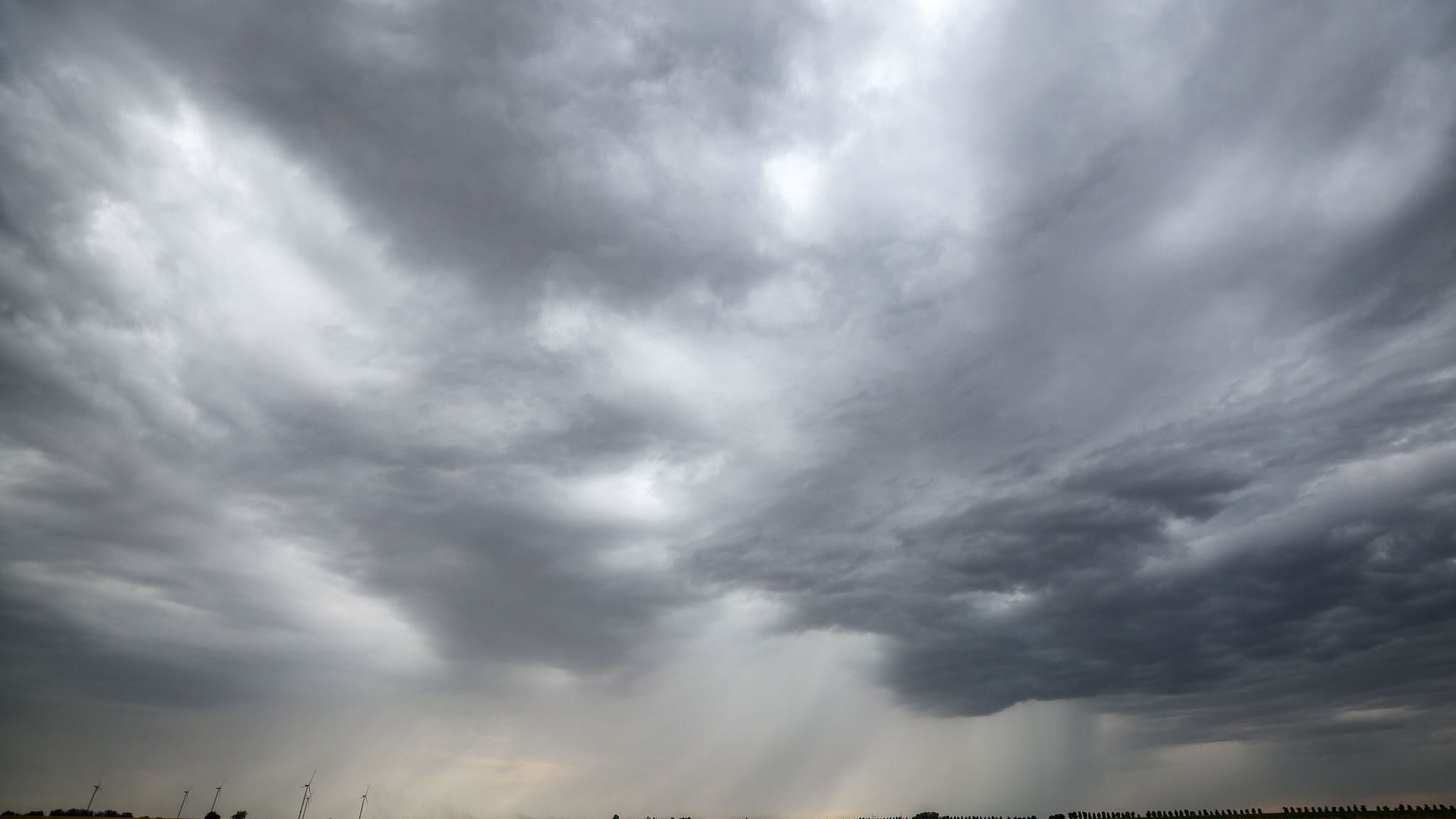 Regen, Sturm und Gewitter in Sachsen-Anhalt