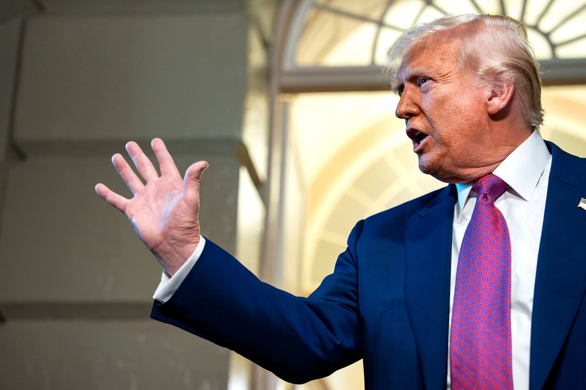 Donald Trump: Der US-Präsident blockiert aktuell US-Sanktionen gegen Russland.