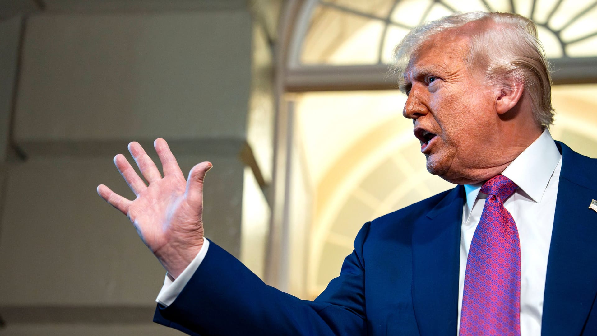 Donald Trump: Der US-Präsident blockiert aktuell US-Sanktionen gegen Russland.