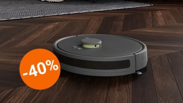 Im Aldi-Onlineshop ist ein leistungsstarker Saugroboter von AEG heute radikal reduziert.