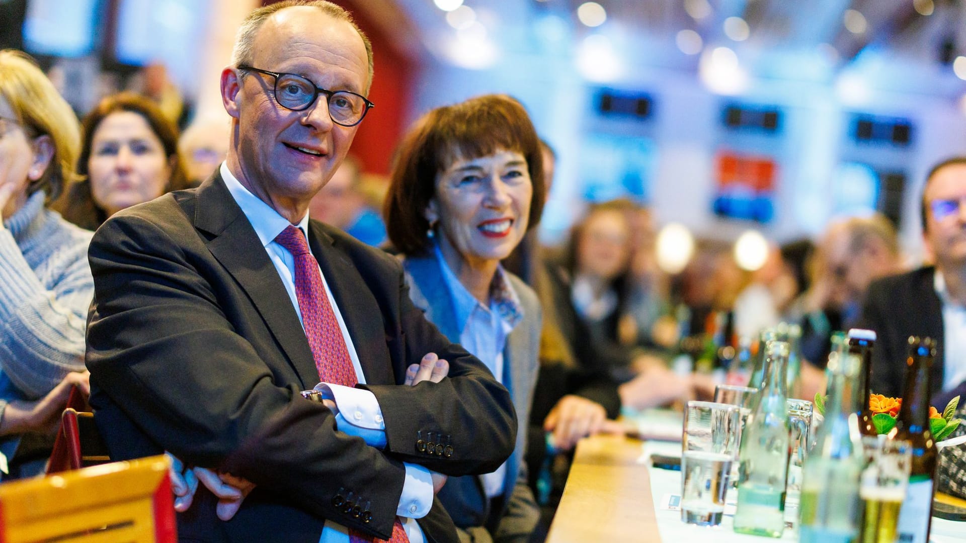 Friedrich Merz und seine Frau Charlotte