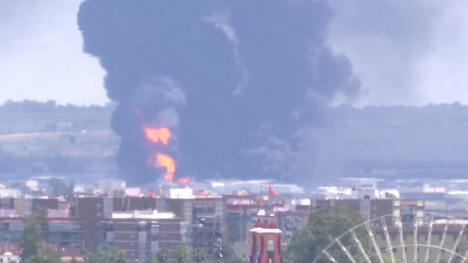 SPANIEN-CHEMIEWERK/FEUER