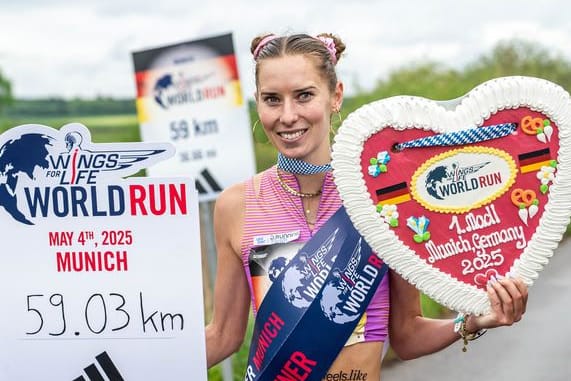 Esther Pfeiffer: Die 27-Jährige kam beim Flagship Run in München fast 60 Kilometer weit.
