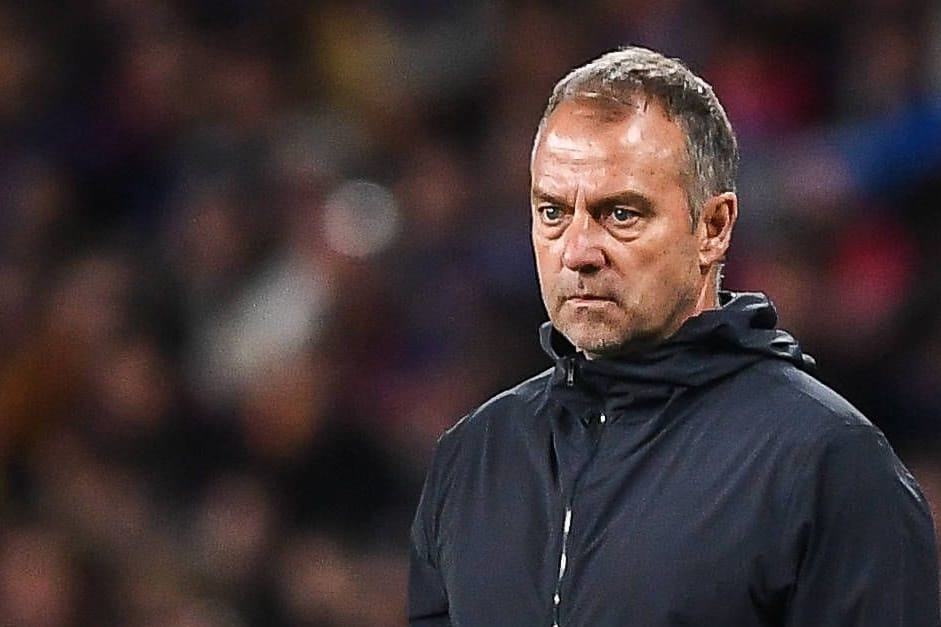Hansi Flick: Er erlebte mit dem FC Barcelona einen ereignisreichen Champions-League-Abend.