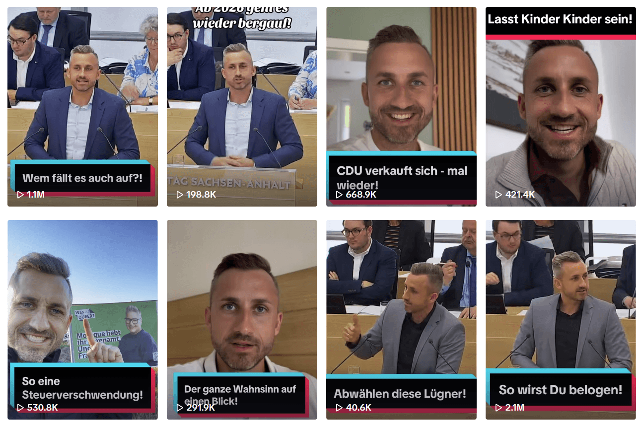 Viel Wut, viele Ausrufezeichen, viele Fans: Ulrich Siegmunds Profil auf Tiktok.