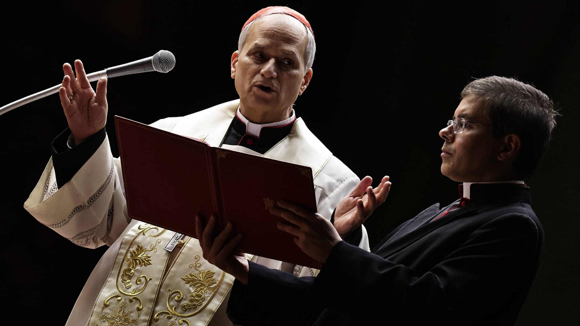 Robert Francis Prevost bei einer Messe im Vatikan im März 2025. Da war der heutige Papst noch Kardinal. Robert Francis Prevost bei einer Messe im Vatikan im März 2025. Da war der heutige Papst noch Kardinal.
