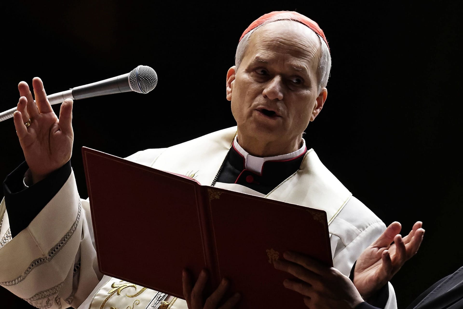 Robert Francis Prevost bei einer Messe im Vatikan im März 2025. Da war der heutige Papst noch Kardinal. Robert Francis Prevost bei einer Messe im Vatikan im März 2025. Da war der heutige Papst noch Kardinal.