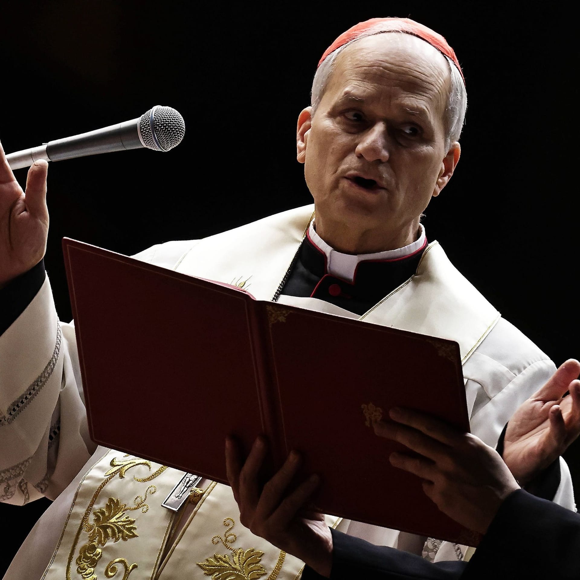 Robert Francis Prevost bei einer Messe im Vatikan im März 2025. Da war der heutige Papst noch Kardinal.