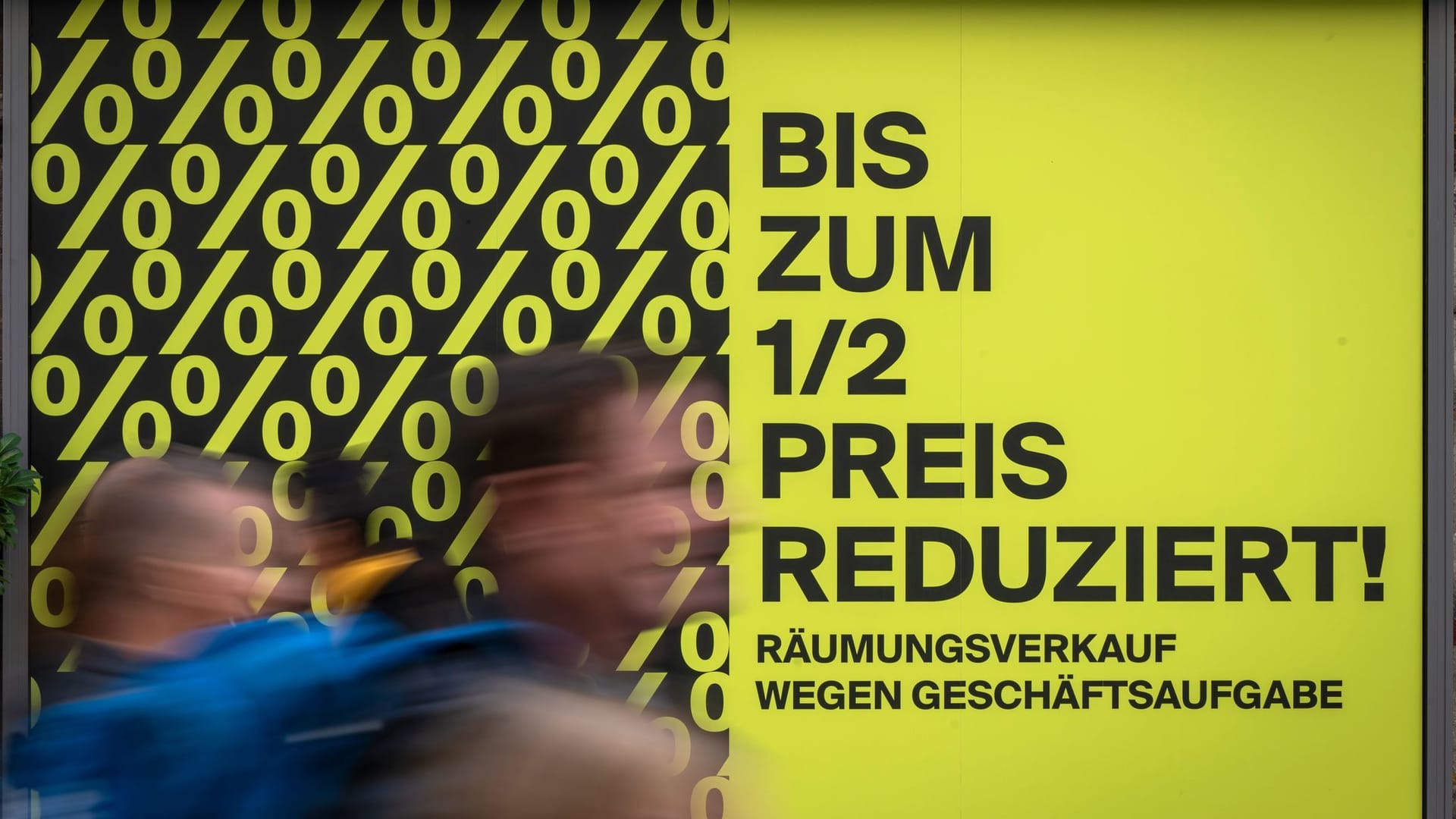 Geschäftsaufgabe in der Innenstadt