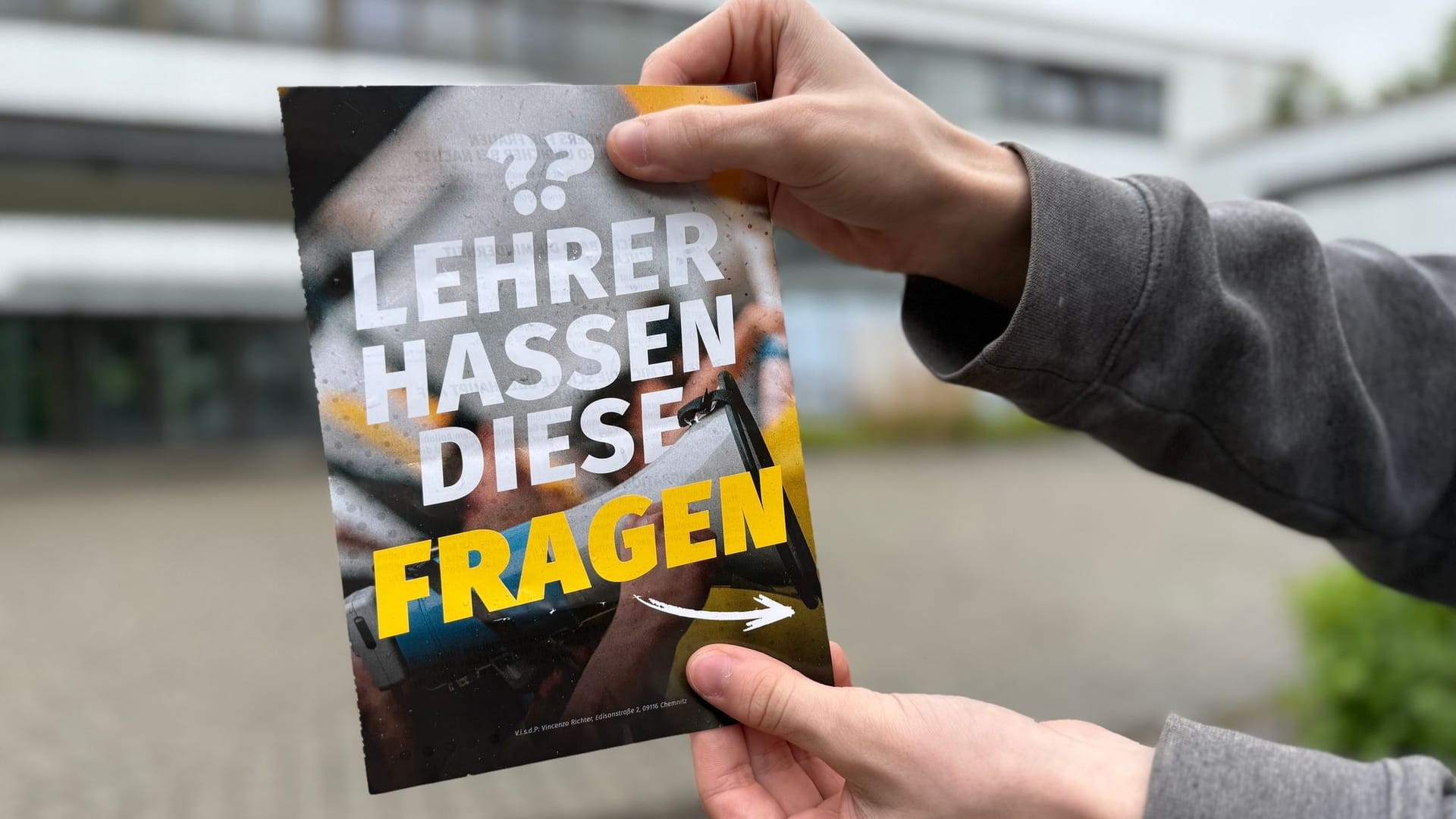 Flyer der Identitären Bewegung Flyer der Identitären Bewegung