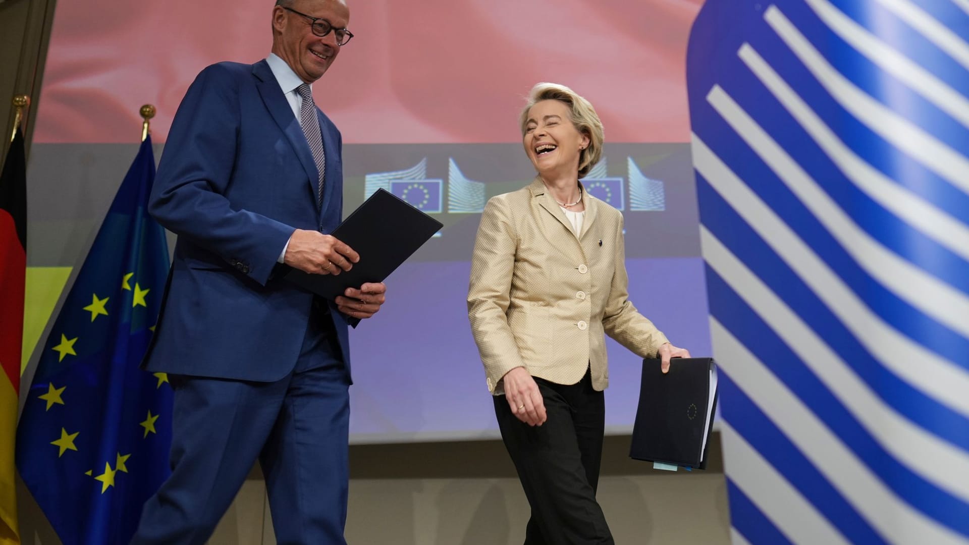 Bundeskanzler Merz Antrittsbesuch in Brüssel