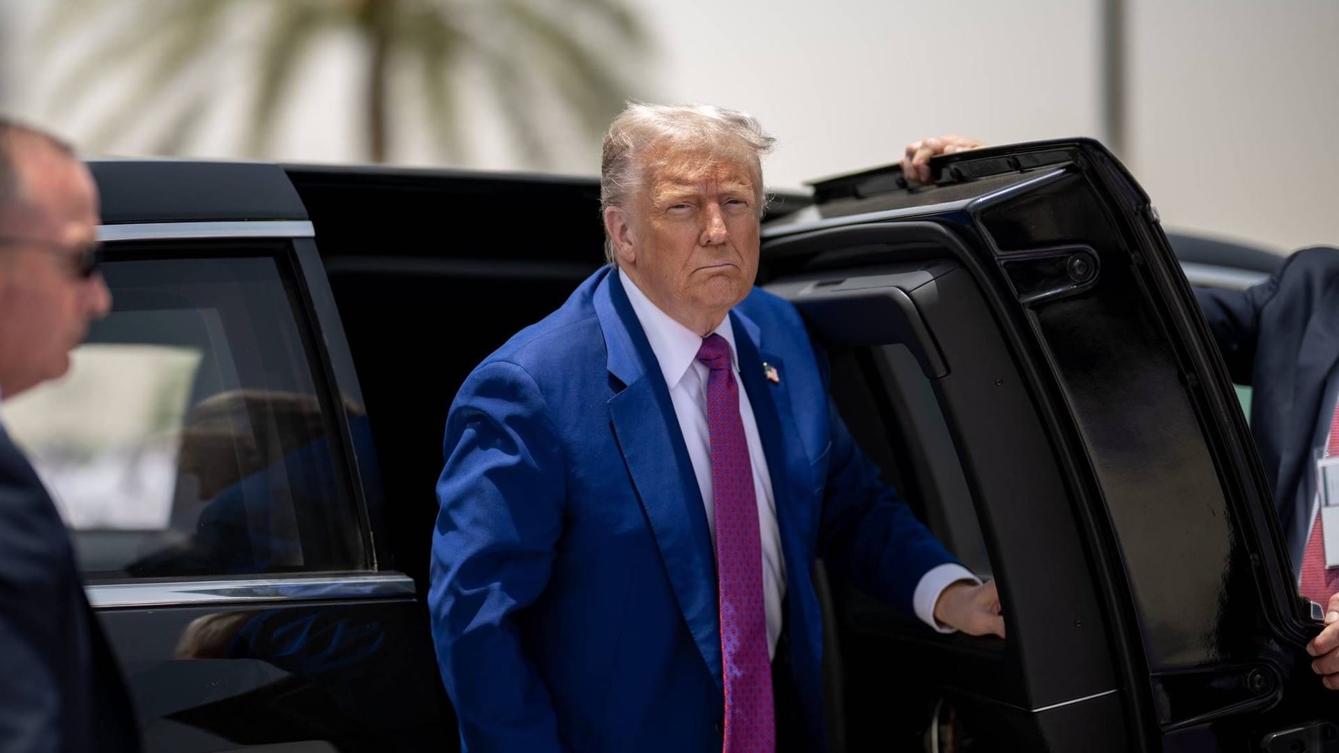 Trump tourt gerade durch Saudi-Arabien und die Golfregion. Ob er bald in die Pfalz will?