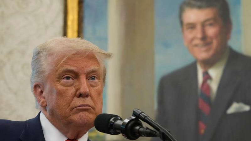 US-Präsident Donald Trump äußert sich zu den Geiseln der Hamas.