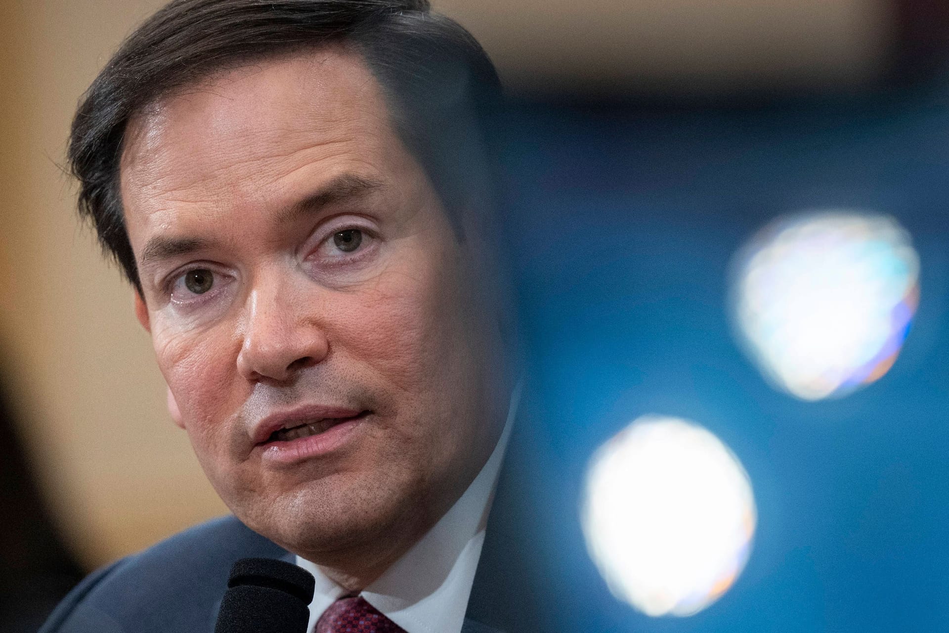 US-Außenminister Marco Rubio bei einer Anhörung im Kongress.