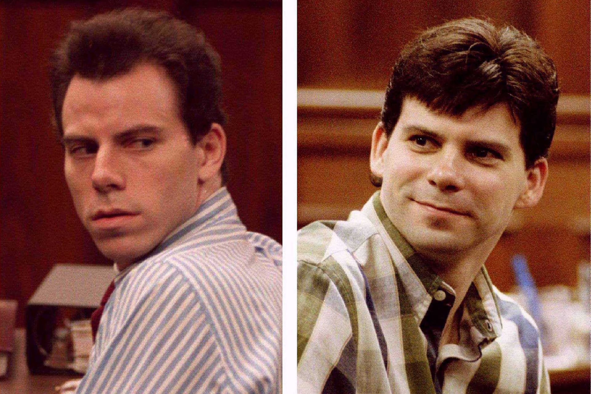 Erik (l.) und Lyle Menendez bei ihrem Prozess im Jahr 1996.