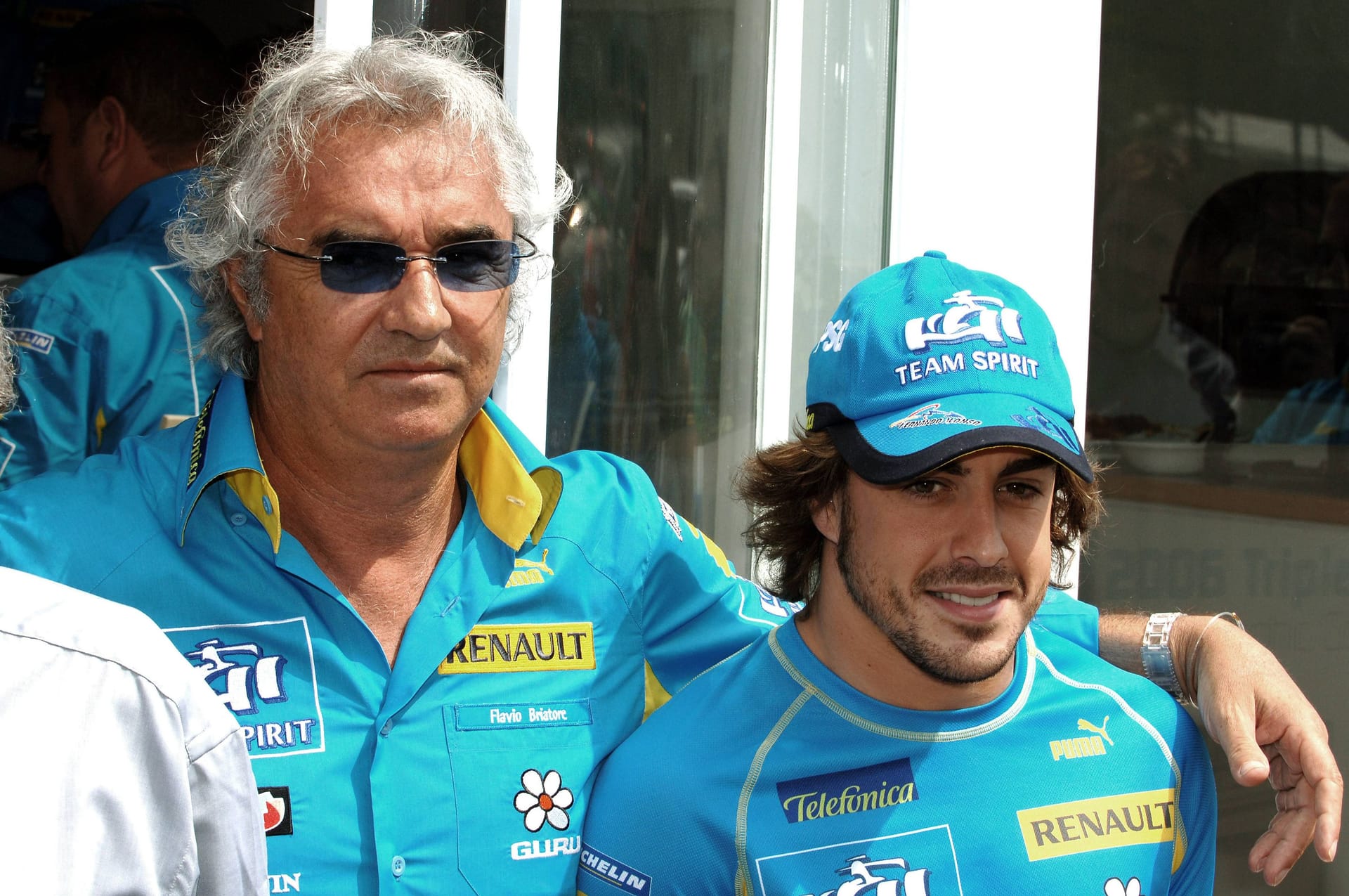Flavio Briatore (links) und Fernando Alonso: Zusammen beendeten sie die Dominanz von Michael Schumacher.