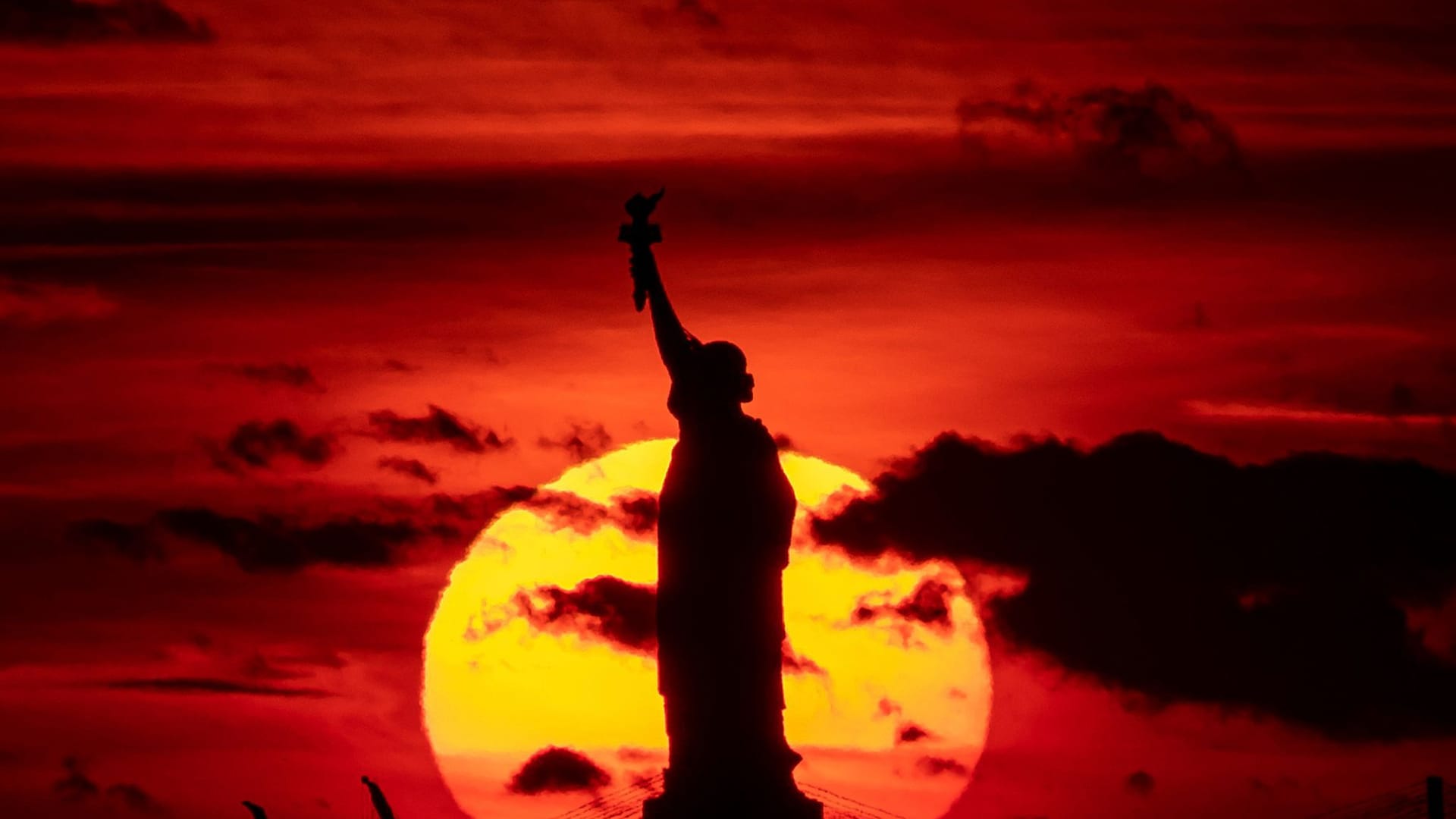 Sonnenuntergang in New York Sonnenuntergang in New York