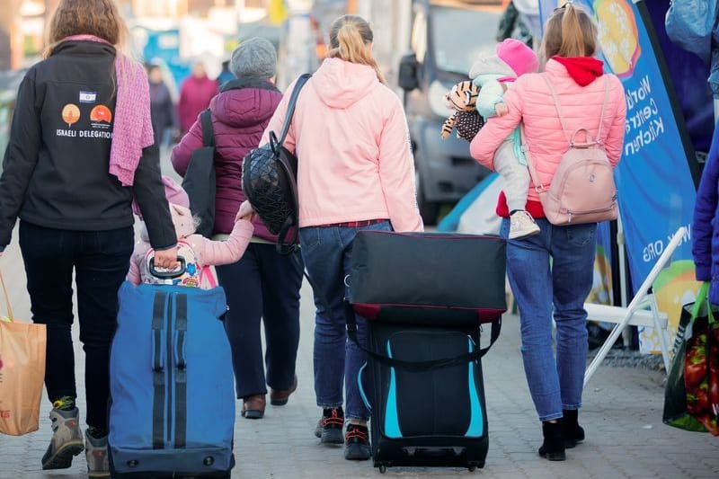Geflüchtete Frauen und Kinder aus der Ukraine (Archivbild).