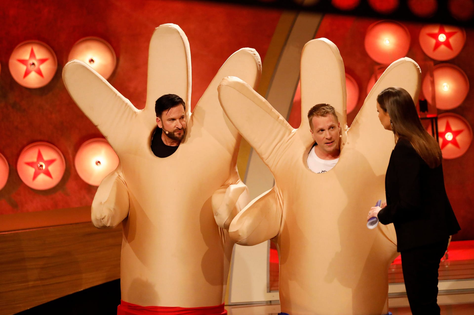 RTL-Unterhaltung im Jahr 2020: Bevor Wendler (l.) sich politisch äußerte, war er gern gesehener Gast in diversen TV-Formaten.
