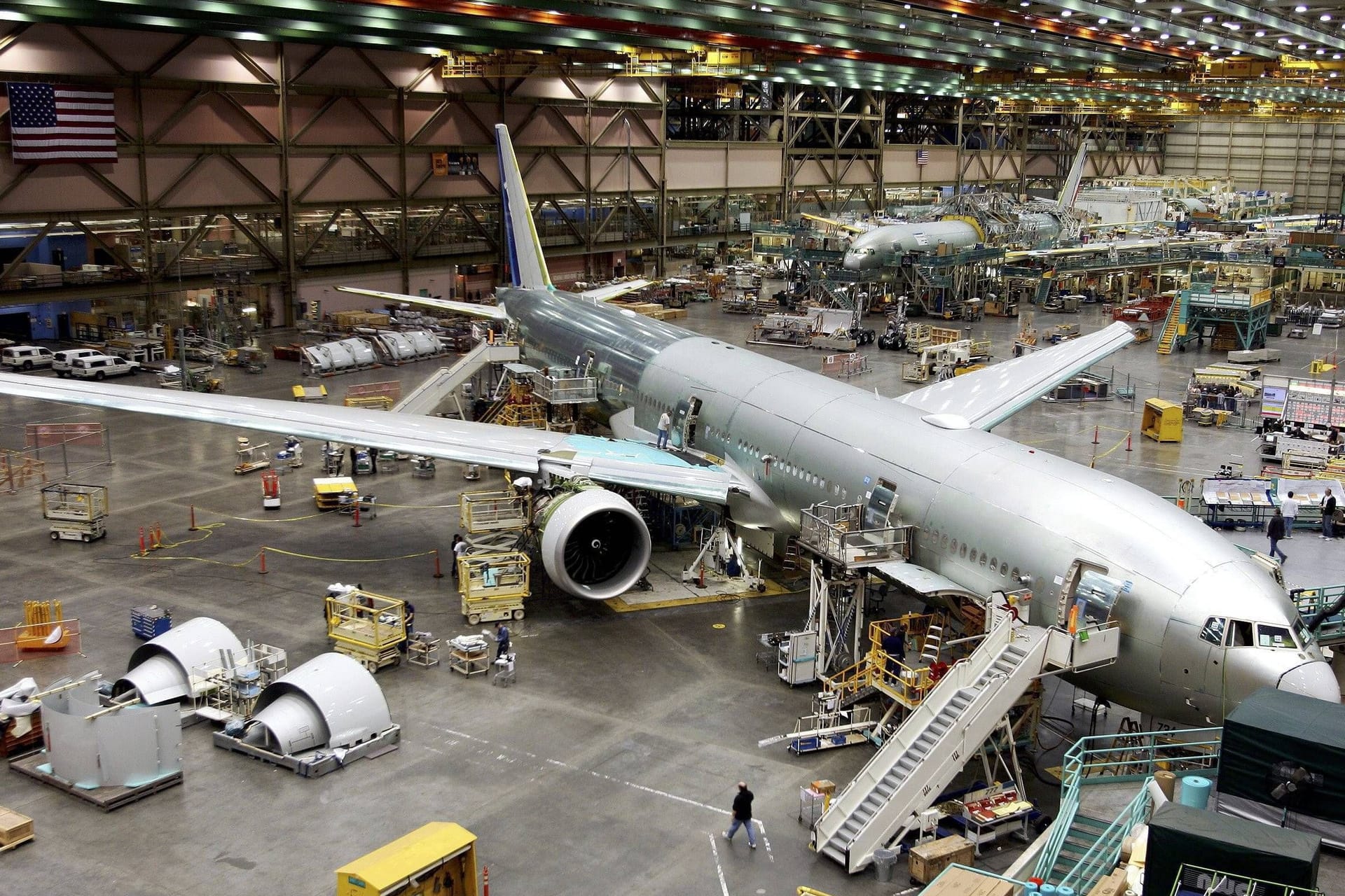 Boeing-Fertigungshalle im US-Bundesstaat Washington (Symbolbild).