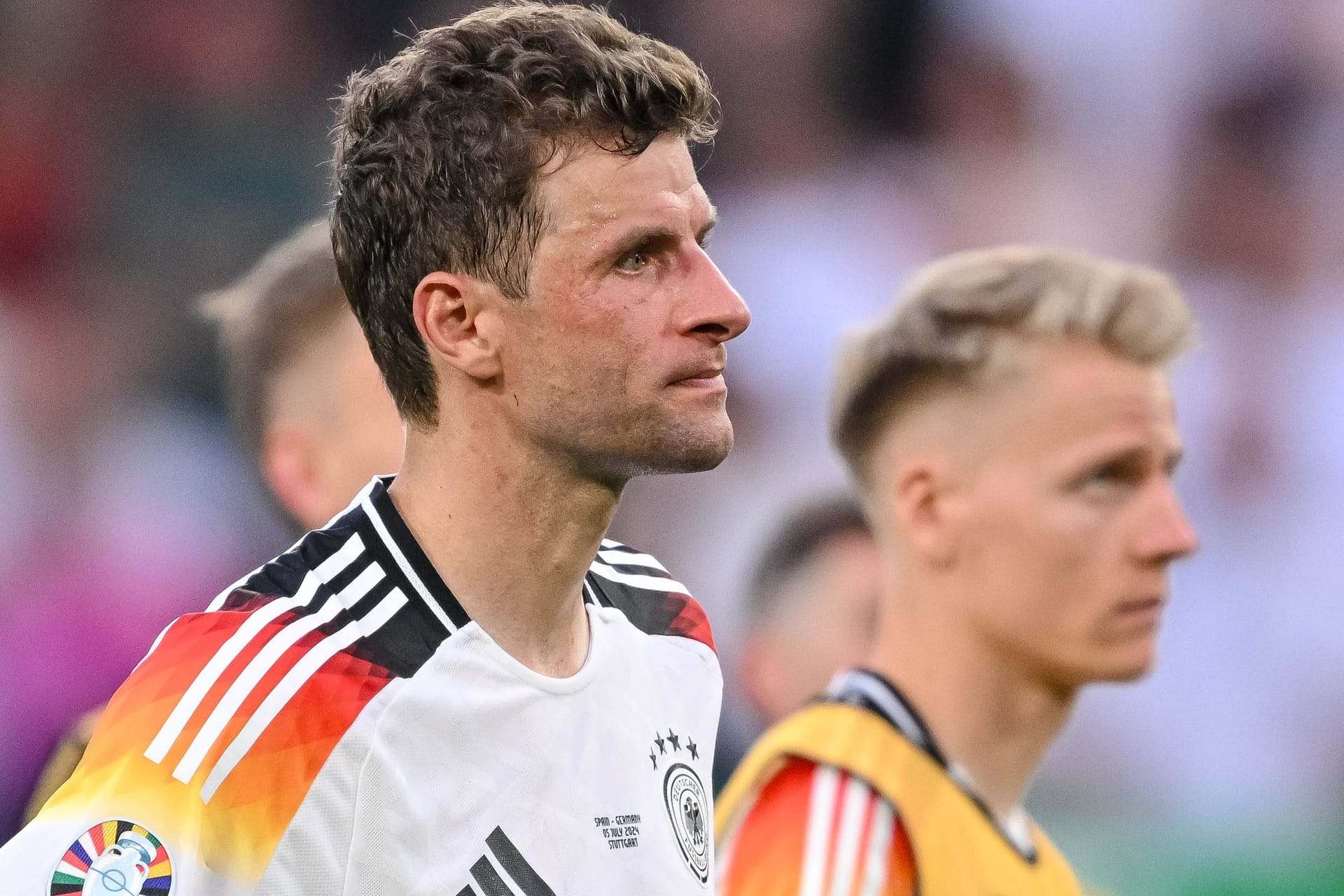 Thomas Müller nach dem deutschen EM-Aus: Der Fußballer erlebte viele Höhen und auch Tiefen im deutschen Sport.
