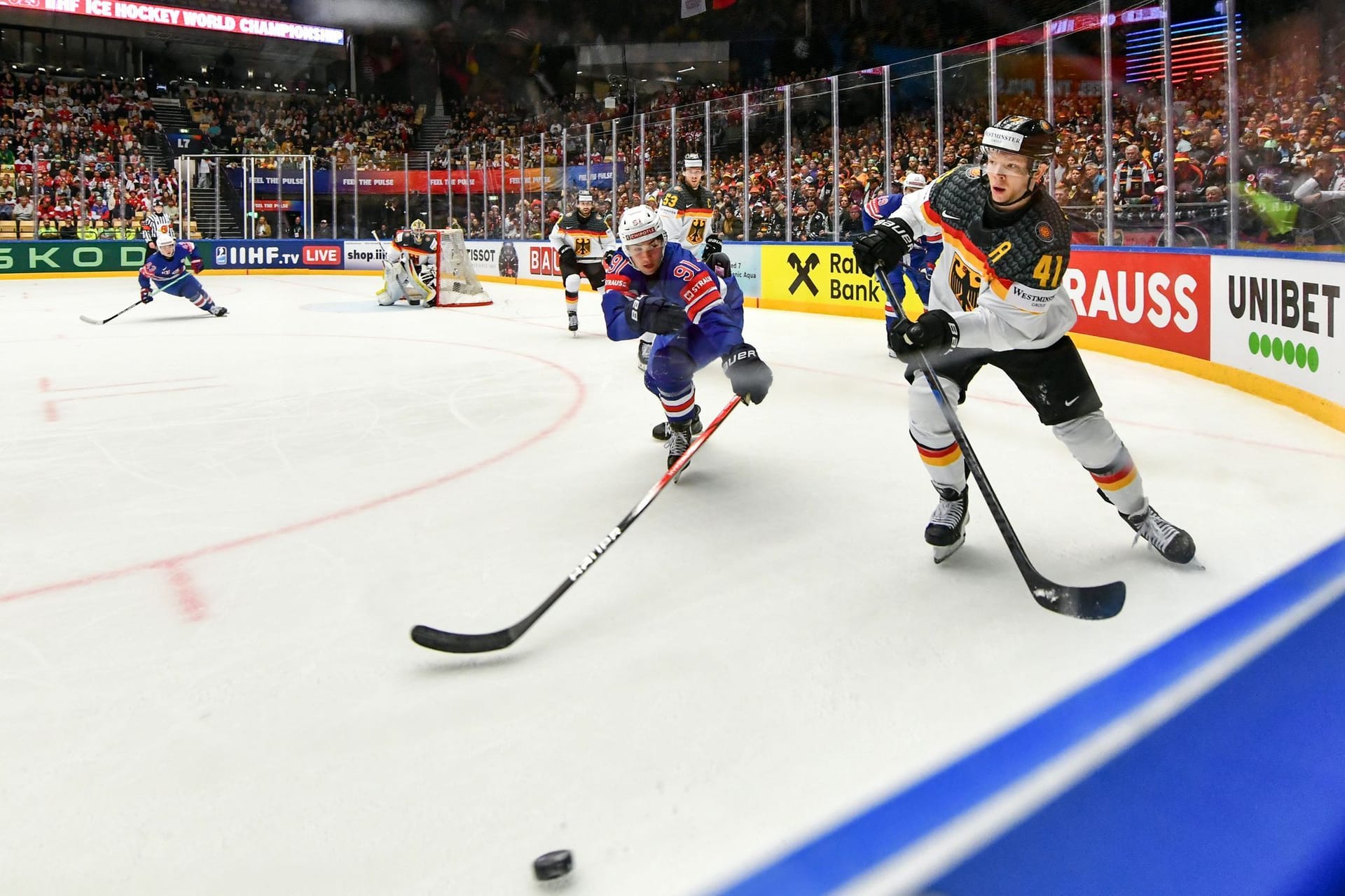 Eishockey-WM: USA - Deutschland