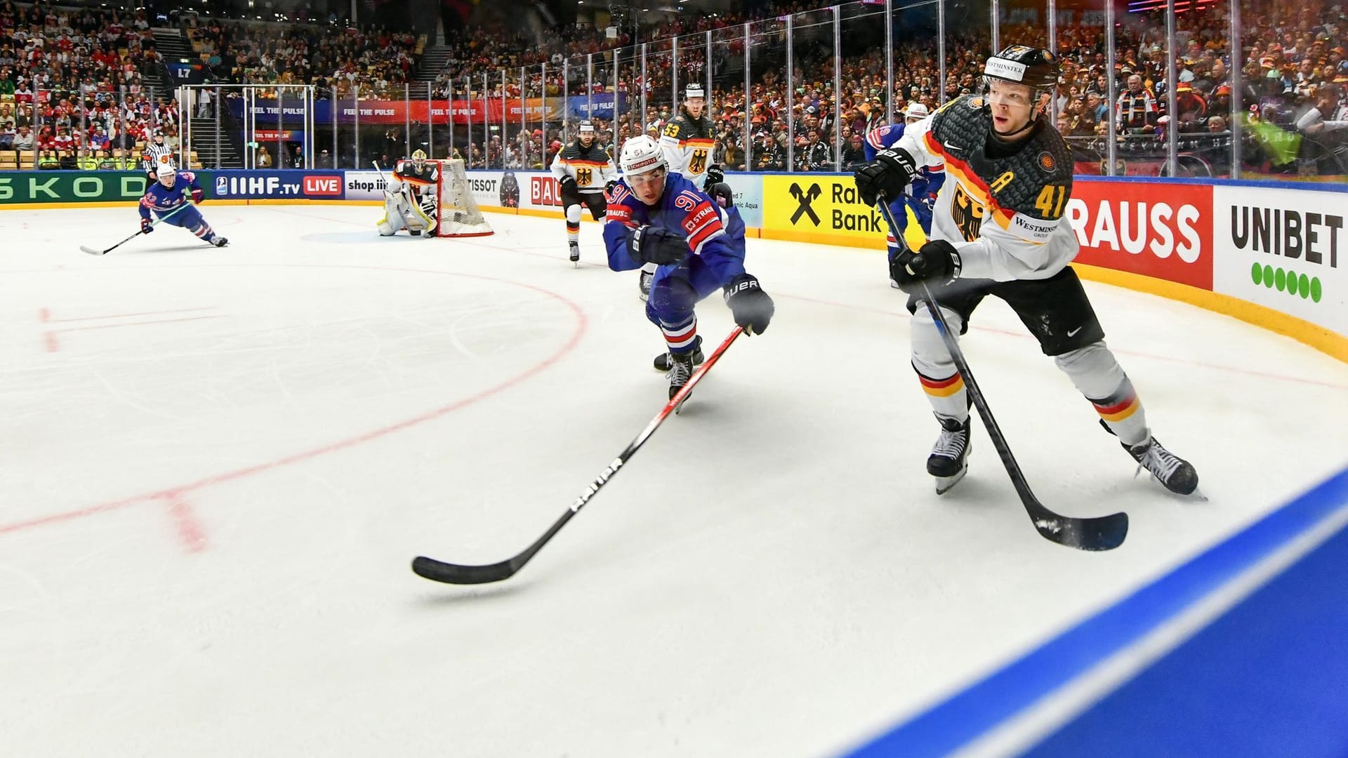 Eishockey-WM: USA - Deutschland Eishockey-WM: USA - Deutschland