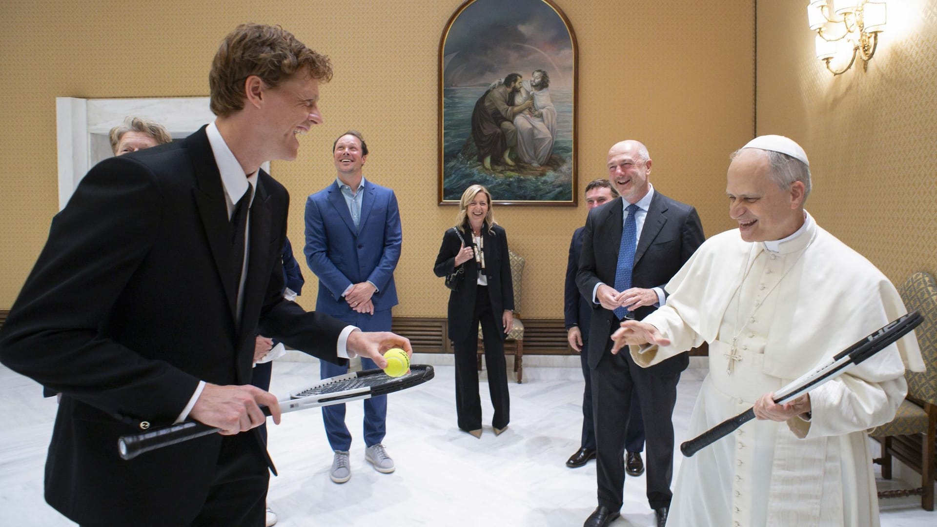 Papst Leo XIV. trifft Jannik Sinner