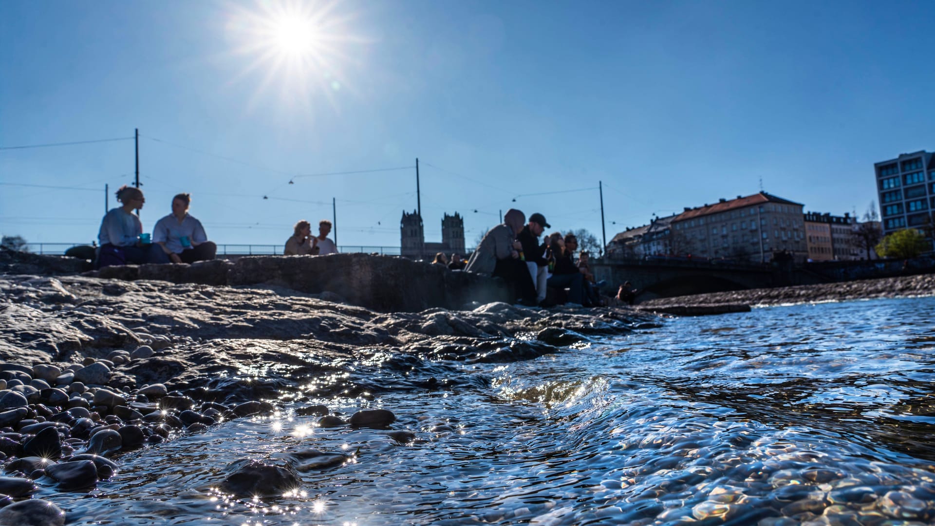 Sonnenschein an der Isar (Archivbild):