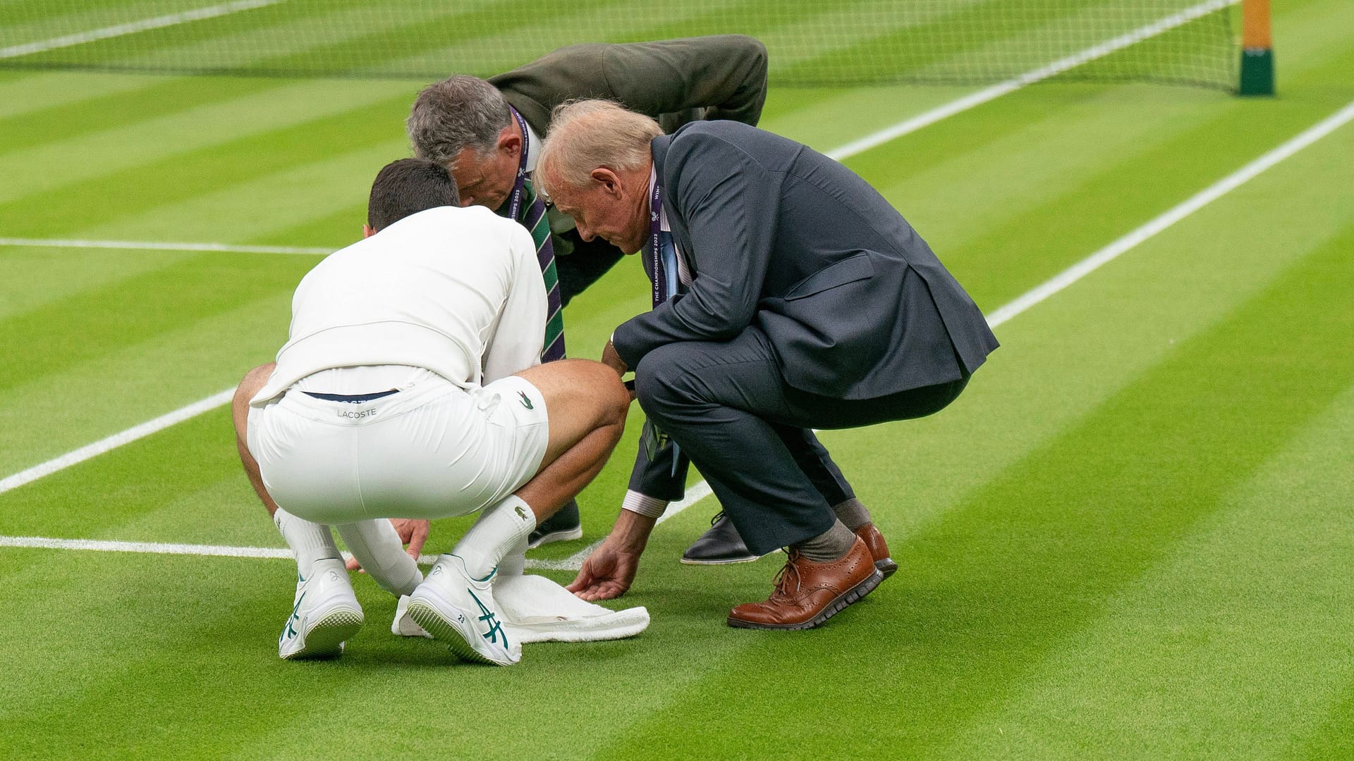 Graszustand wird analysiert: Wimbledon Tennis Championships