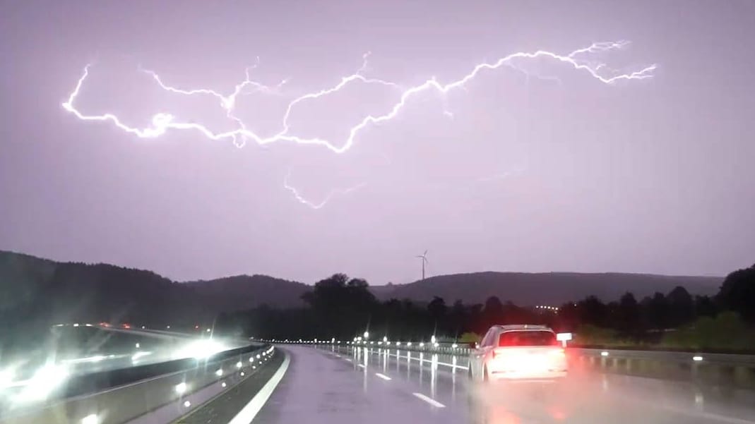 Unwetter (Archivbild): In Sachsen wird es nass und ungemütlich.