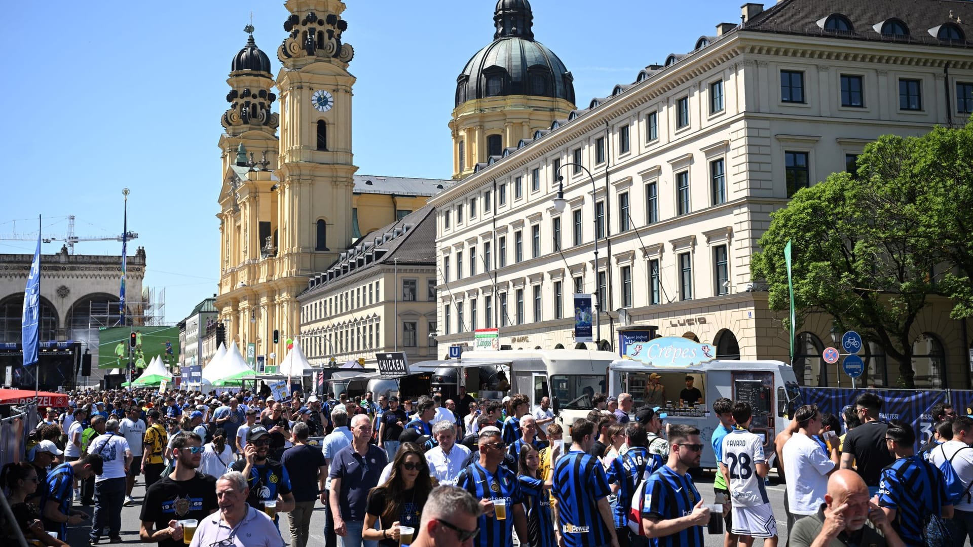 Champions League - Final - Paris St Germain and Inter Milan fans gather in Munich Champions League - Final - Paris St Germain and Inter Milan fans gather in Munich