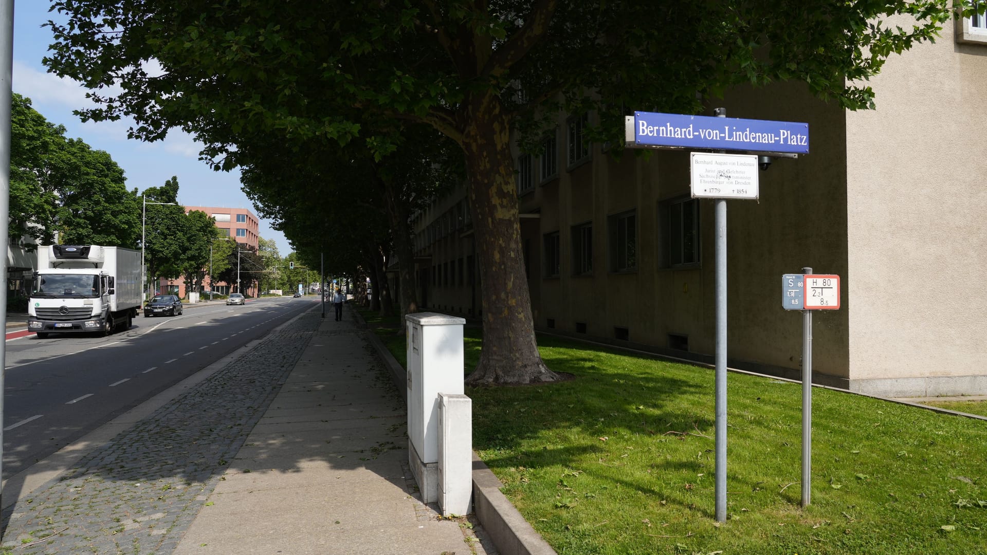 Blick auf den Brutplatz der Krähen: Spaziergänger sollten gegebenenfalls andere Wege nutzen.