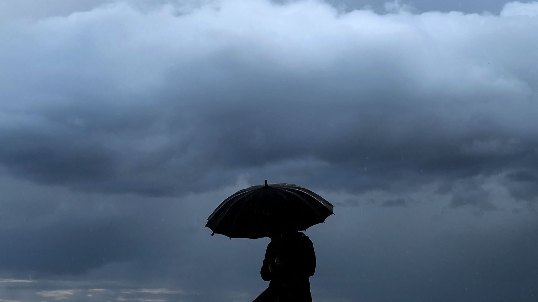 Regenwetter in Frankreich