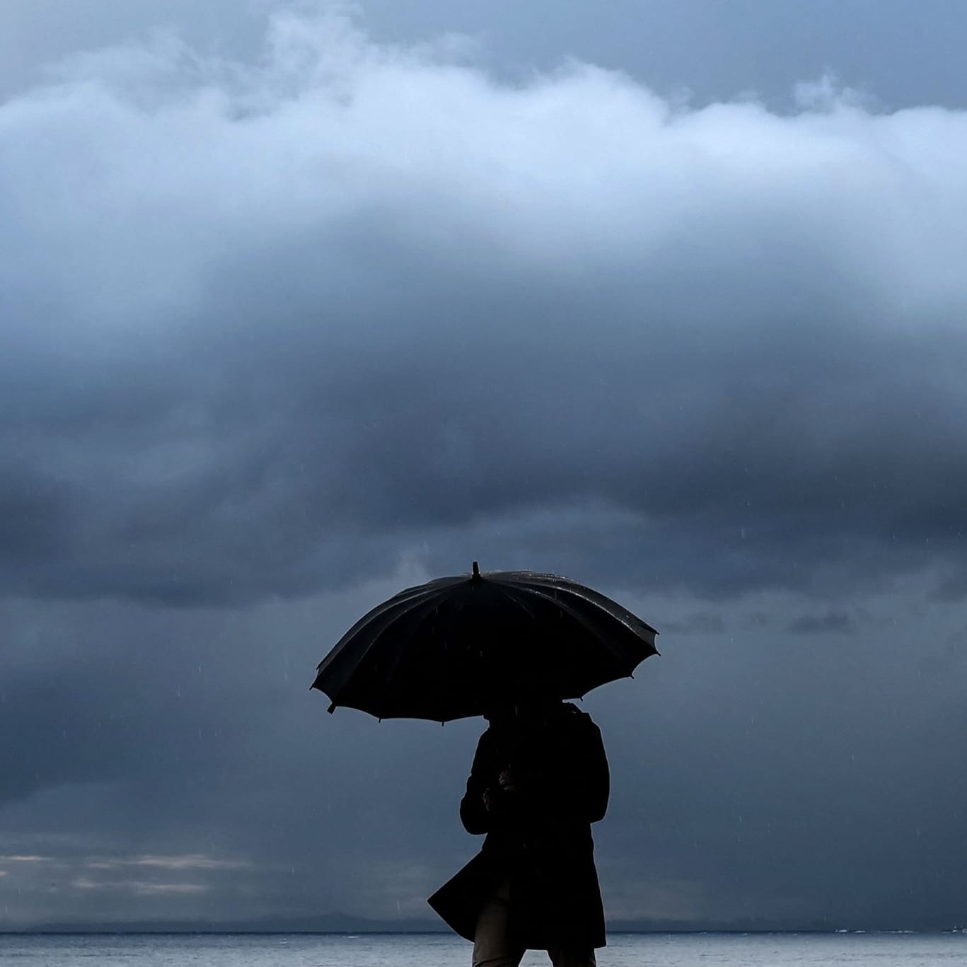Regenwetter in Frankreich