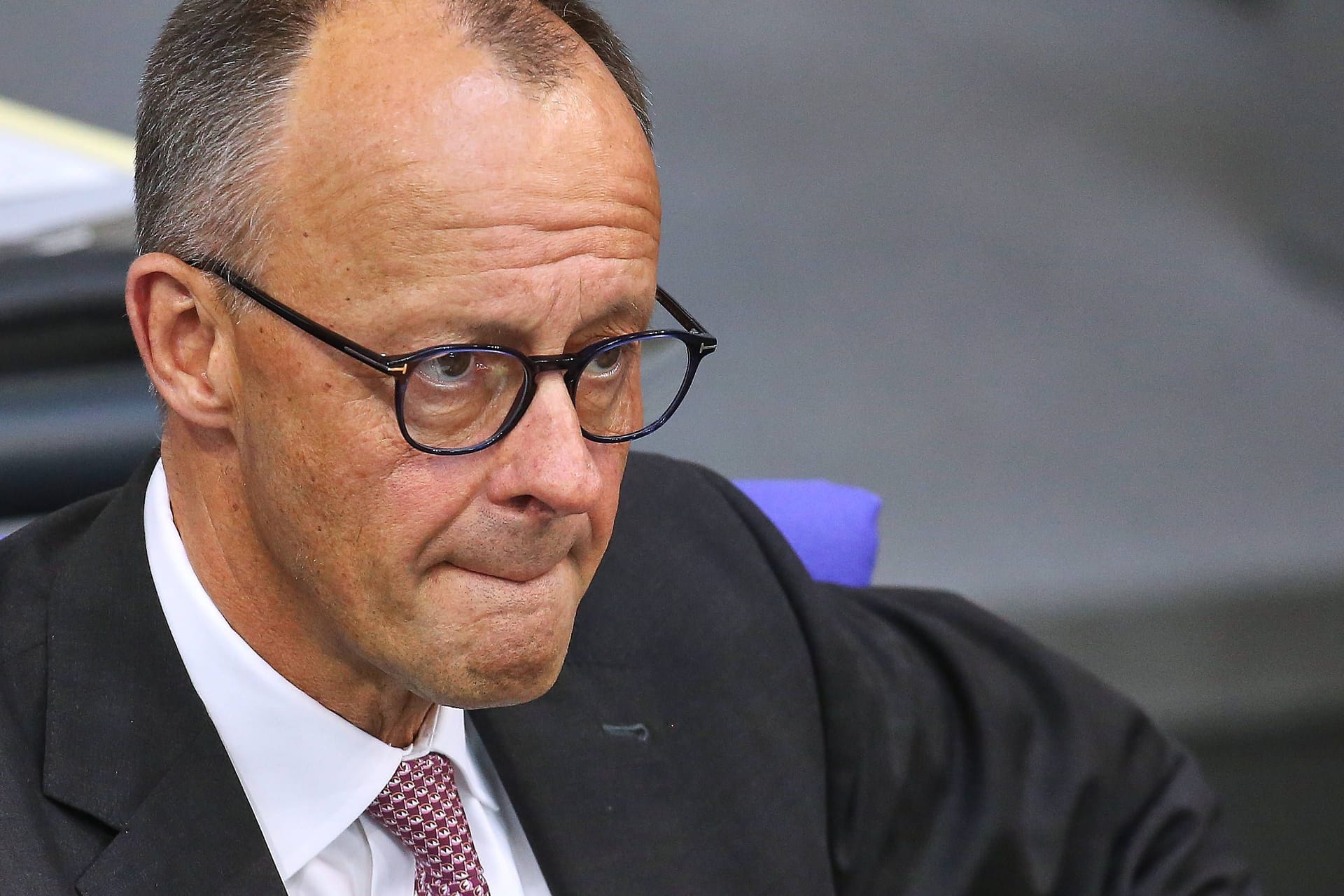 Kanzler Friedrich Merz (CDU) im Deutschen Bundestag.