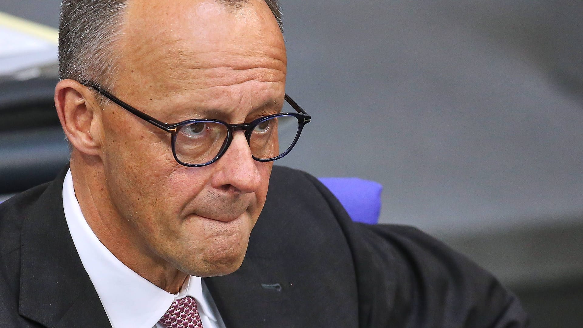 Kanzler Friedrich Merz (CDU) im Deutschen Bundestag.