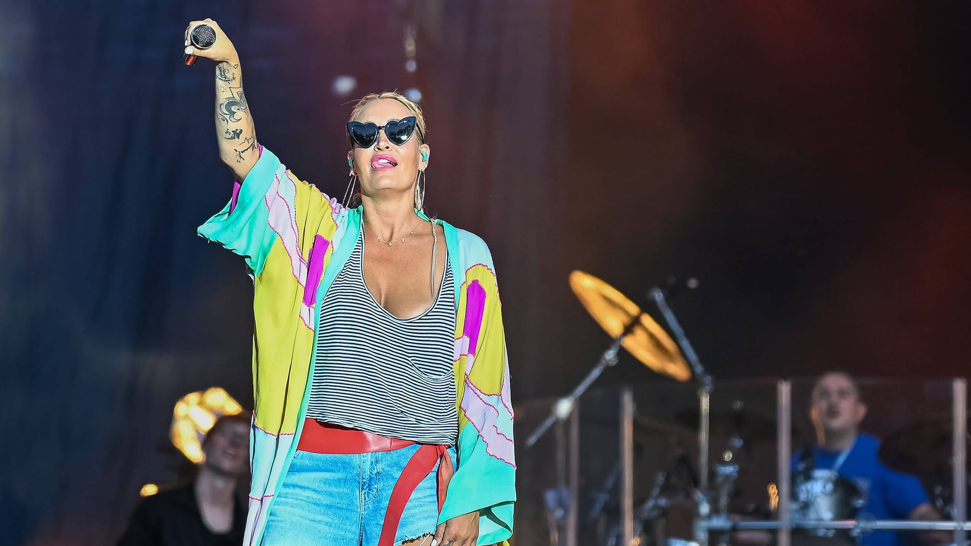 Sarah Connor bei einem Festival im vergangenen Jahr (Archivbild): Die Sängerin stellt ihr neues Album vor. Sarah Connor bei einem Festival im vergangenen Jahr (Archivbild): Die Sängerin stellt ihr neues Album vor.