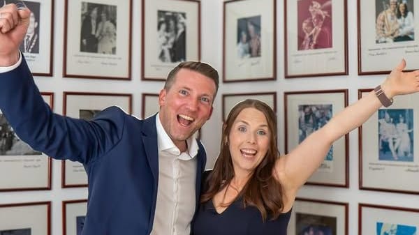 Marcus Hüscher und Nicole Nothen: Das CC stellte das designierte Prinzenpaar vor. Marcus Hüscher und Nicole Nothen: Das CC stellte das designierte Prinzenpaar vor.