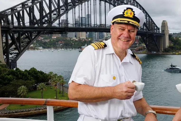 Kapitän Michele Bartolomei: Das Bild zeigt ihn im Januar 2025 im Hafen von Sydney.