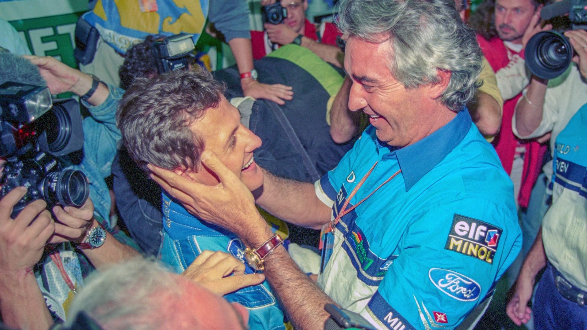 Michael Schumacher und Flavio Briatore