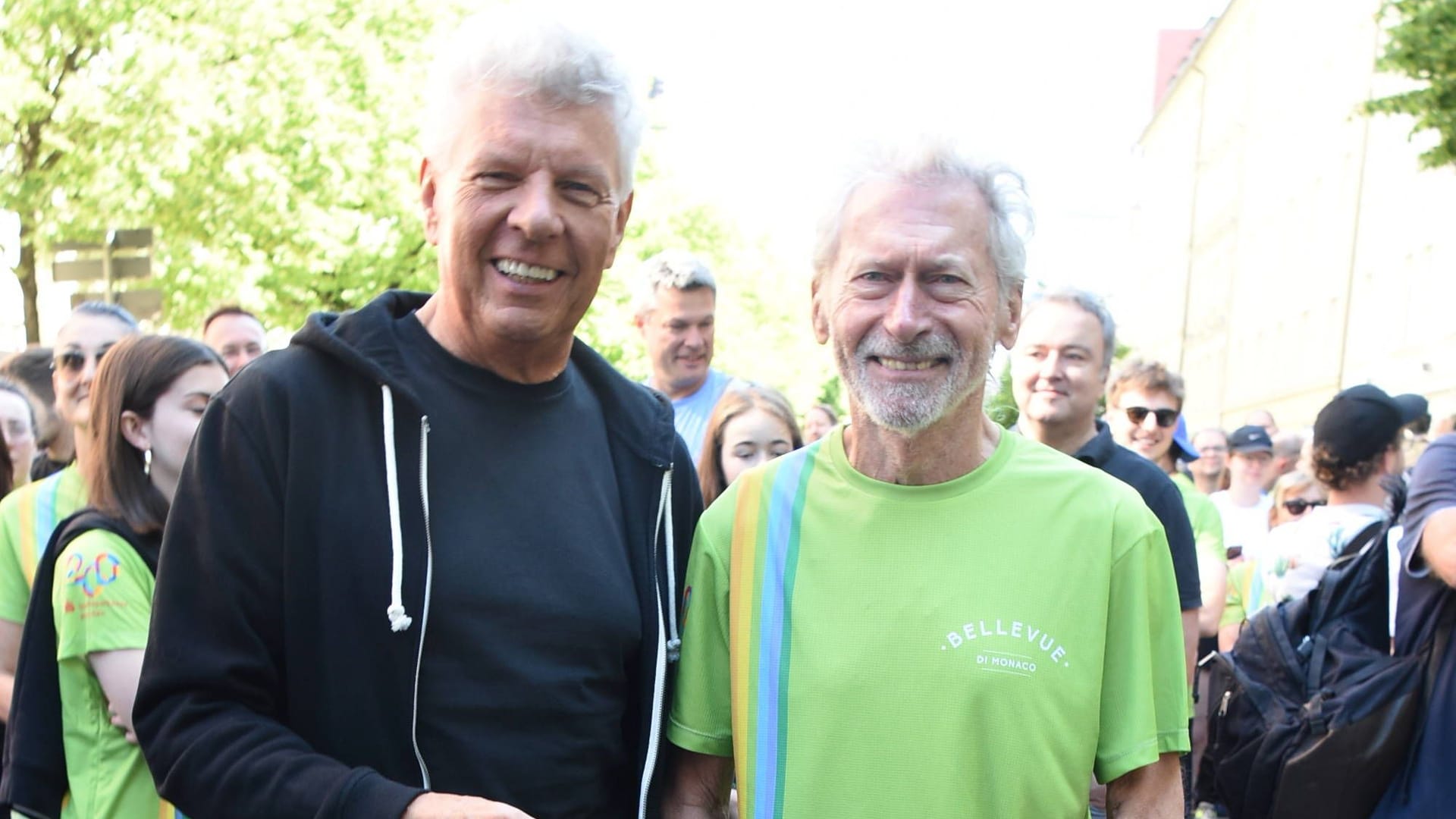 Münchens OB Dieter Reiter (l.) neben Paul Breitner (Archivbild): Im vergangenen Jahr kamen mehr als 122.000 Euro an Spendengeldern zusammen.
