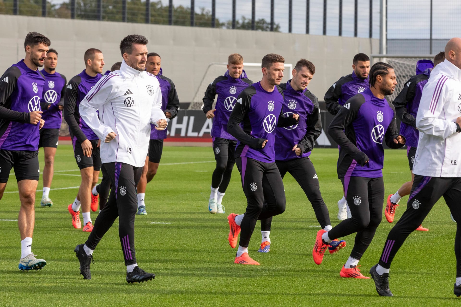 Training der Männer Nationalmannschaft in Herzogenaurach (Archivbild): Heute sind Fans beim öffentlichen Training zugelassen.